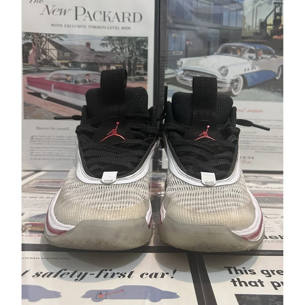 Nike Air Jordan 36 Psychic Energy Men's Size 8 White Red Black Basketball Shoes
